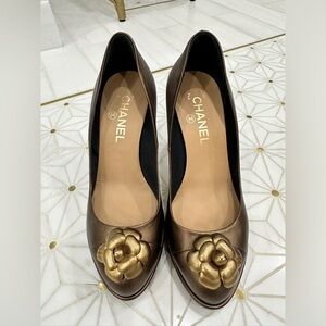 Chanel Camellia Pumps